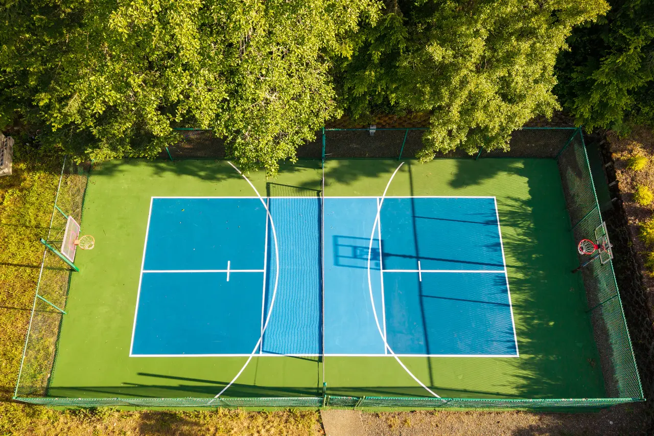 Enjoy a friendly match in a private setting
