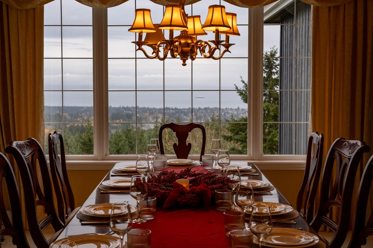 Formal dining room to host unforgettable celebrations.