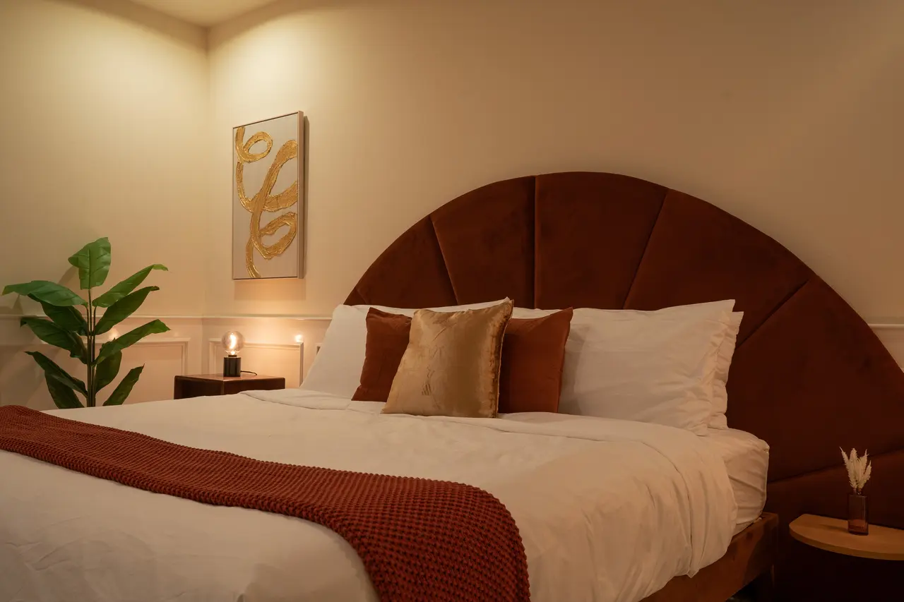 Sleep with style and comfort in your private master suite. 
